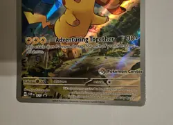 Pikachu SVP 027 Pokemon Center Stamped Black Star Promo Paldea Evolved - Image 4