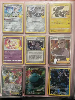 Pokemon Binder Collection 100+ Cards Art Rares,Vintage Holos, Promos + More - Image 1