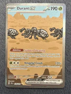 Pokemon TCG Durant EX 236/191 Surging Sparks Special Illustration Rare Near Mint - Image 1