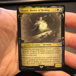 Elrond, Master of Healing (Showcase Scrolls) Lord of Rings 651 Foil NM - Image 1