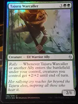 Tajuru Warcaller FOIL , Battle for Zendikar , Near Mint , MTG, FREE SHIPPING - Image 2