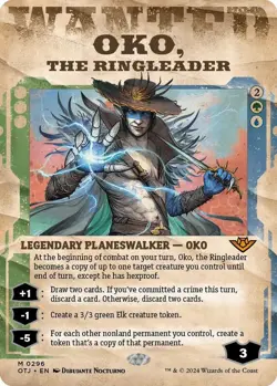 Oko, the Ringleader (Showcase) [Outlaws of Thunder Junction] Regular # 0296 MTG - Image 1