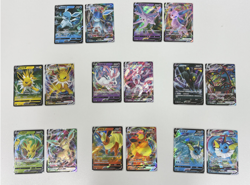 Pokemon TCG S- Chinese Card Eeveelution Set of 16 Full Art Holo Rare NM - Image 2