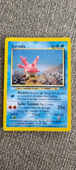 Corsola - Pokemon TCG - MP - Uncommon - Neo Discovery 37/75 - Image 1