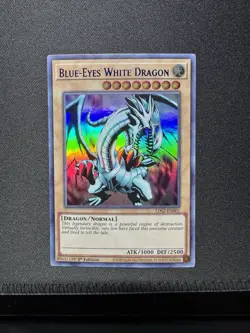 Yugioh Blue-Eyes White Dragon LDS2-EN001 (BLUE) Ultra Rare 1st Edition NM - Image 4