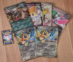 6x Pokemon Jumbo Cards Oversized Lot - Iron Valiant ex 068, Jirachi SWSH299+More - Image 3