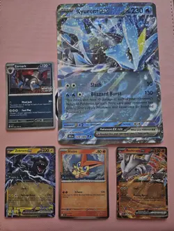 Pokemon Black Bolt and White Flare Heavy Hitters Promo Cards + Jumbo Ex Promo - Image 1