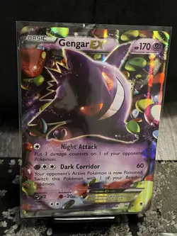 Jumbo Size Gengar Ex An Pokemon Cards L/P - Image 2
