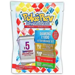 PokeRev Pack Diamond 6.0 Sealed 6 Pokemon Booster Packs 5+1 Bonus Pack - Image 1