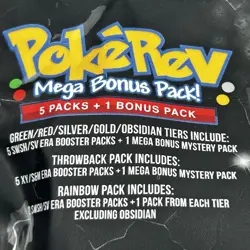 New Pokerev Obsidian Pack 7.0 - 5 Booster Packs + 1 Mega Bonus Pack Sealed - Image 3