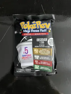 New Pokerev Obsidian Pack 7.0 - 5 Booster Packs + 1 Mega Bonus Pack. - Sealed 💎 - Image 1