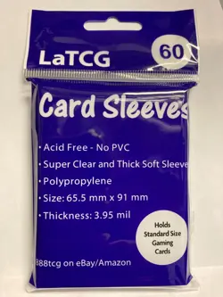 LaTCG Clear Pokemon TCG/Magic the Gathering/DBZ/Standard Size Sleeves 65.5x91mm - Image 2