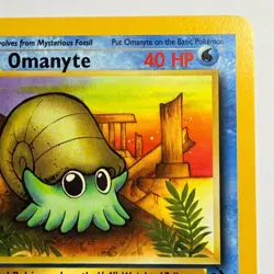 Pokemon TCG Omanyte Fossil 52/62 WOTC Vintage 1999 1st Edition - Image 4