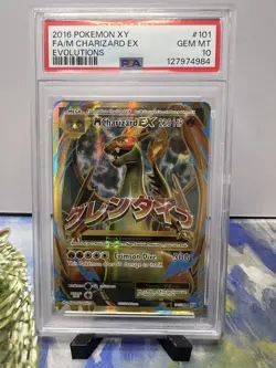 2016 Pokemon - M Charizard EX Full Art 101/108 - XY Evolutions PSA 10 Gem Mint - Image 1