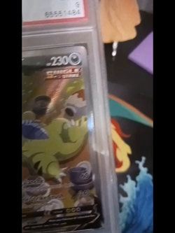 2021 POKEMON SWORD & SHIELD BATTLE STYLES #155 FULL ART/TYRANITAR V PSA 9 - Image 2