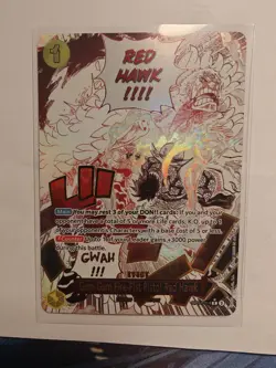Gum Fire-Fist Piston Red Hawk Alternate Art OP11-114 a Fist of Divine Speed EN - Image 1