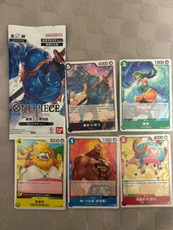 Chinese One Piece Card Game Promotion Pack Vol.6 2025 Promo Bandai Sealed New - Image 1
