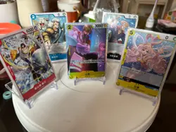 Chiness Exclusive Card-set of cards OP03-102 Sanji One Piece Card Game - Image 3