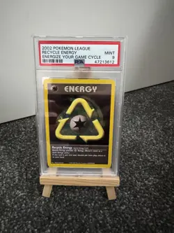 RECYCLE ENERGY HOLO Special Energy Card 2002 POKEMON CARD LEAGUE PROMO RARE PSA9 - Image 1