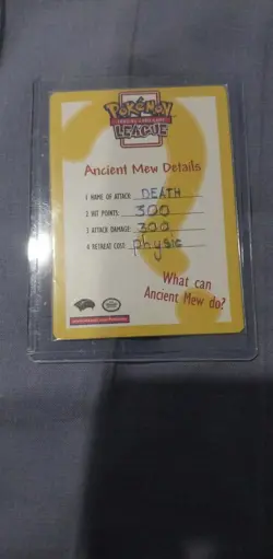 Ancient Mew Pokemon: The Movie 2000 Holo Promo + Insert Card READ DESCRIPTION - Image 2