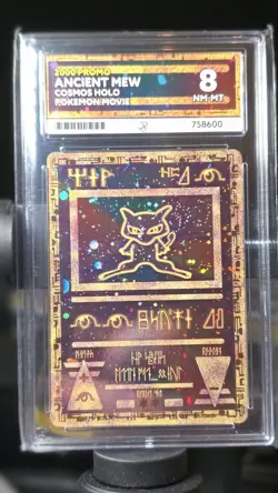 Ancient Mew 2000 Movie Promo Cosmos Holo Pokemon Card Ace 8 - Image 1