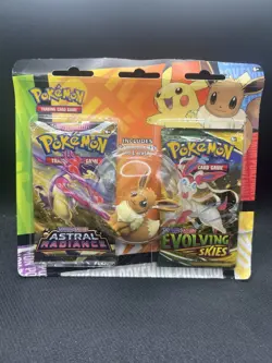 Pokemon Back to School Eevee Eraser Blister Evolving Skies (Pack Arts Vary) - Image 1