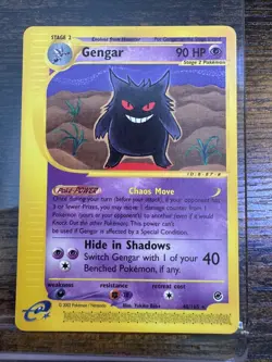 Pokemon TCG Gengar 48/165 Expedition 2002 Non Holo Regular: LP/NM. Ships Free! - Image 1