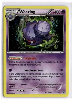 Pokemon TCG Weezing (Cosmos Holo) XY163 Black Star Promo - Image 1