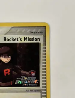 Rocket’s Mission 88/109 EX Team Rocket Returns Pokemon Card 2004 LP - Image 3