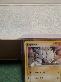 Pokemon TCG: Emerald Rhyhorn #62/106, Reverse Holo Stamped, LP - Image 2