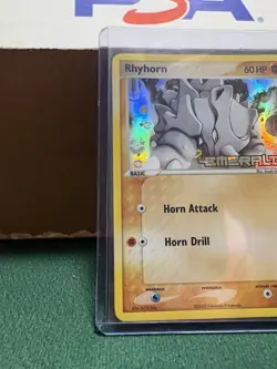 Pokemon TCG: Emerald Rhyhorn #62/106, Reverse Holo Stamped, LP - Image 5