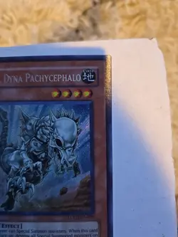 Yugioh Fossil Dyna Pachycephalo LODT-EN099 Unlimited Secret Rare NM - Image 3