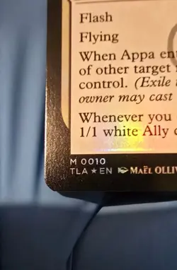 Appa Steadfast Guardian Foil Prereleas Promo MTG Avatar the Last Airbender - Image 5