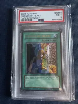 Change of Heart DB1-EN168 Dark Beginning 1 Unlimited PSA 9 Graded 2004 Yu-gi-oh! - Image 1