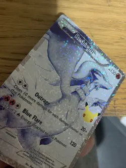 Pokemon TCG Reshiram Holo Card 113/114 Celebrations 25th Anniversary Full Art - Image 3