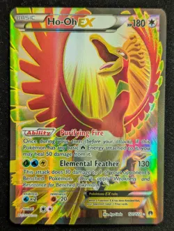 Ho-Oh EX (Full Art) 121/122 XY - BREAKpoint Pokemon TCG LP - Image 1