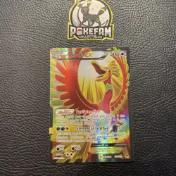 Ho-Oh EX 121/122 Pokemon TCG Breakpoint- FULL ART ULTRA RARE - LP - Image 1