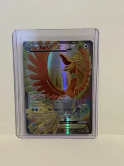 Pokemon TCG XY Breakpoint Ho-Oh EX Full Art Card 121/122 - Image 1