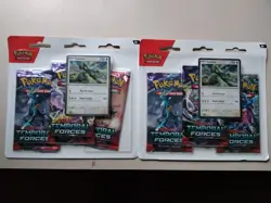 x6 Pokemon TCG: Scarlet and Violet Temporal Forces Booster Pack Sealed - Image 1