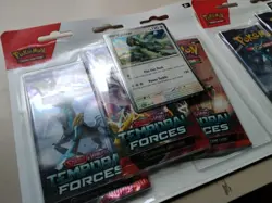 x6 Pokemon TCG: Scarlet and Violet Temporal Forces Booster Pack Sealed - Image 2