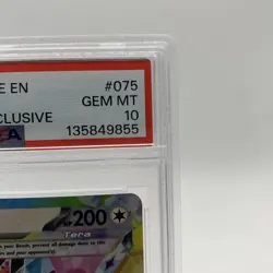 2025 POKEMON PRE EN-PRISMATIC EVOLUTIONS #075 EEVEE EX PSA 10 - Image 2