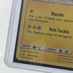 ORIGINAL RETRO Pokemon Trading Card Basic Ungraded Single 2019 Pikachu Mouse - Image 4