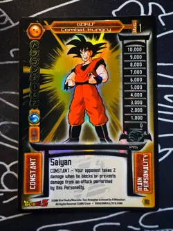 GOKU Foil Promo #15 card : Dragonball Z Score CCG, 2005 Rare DBZ TCG, NM P15 - Image 1