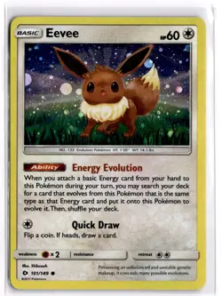 Pokemon TCG Eevee (Cosmos Holo) 101/149 Miscellaneous Cards & Products - Image 1