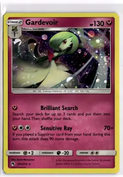 Pokemon TCG Gardevoir (Cosmos Holo) 141/214 Miscellaneous Cards & Products - Image 1