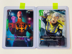 Citizens Take a Stand GD01-105 Gundam CCG TCG R+ Alt Art Card Set NM English - Image 1