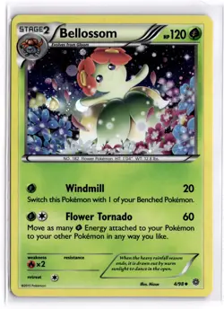 Pokemon TCG Bellossom (Cosmos Holo) 004/098 XY Miscellaneous Cards - Image 1