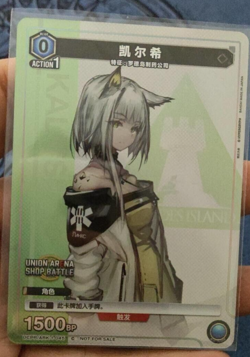 Chinese-Union Arena TCG Kelsey 凯尔希 ARK-1-045 PR 明日方舟 Arknights Card Games - Image 1