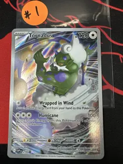 Pokemon TCG Tornadus 210 Sv:Scarlet & Violet Black Star Promo Card NM Condition - Image 1