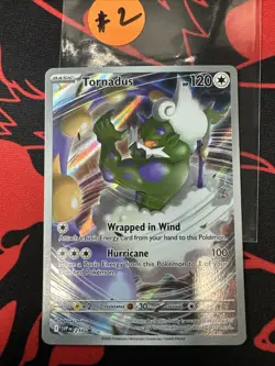 Pokemon TCG Tornadus 210 Sv:Scarlet & Violet Black Star Promo Card NM Condition - Image 4